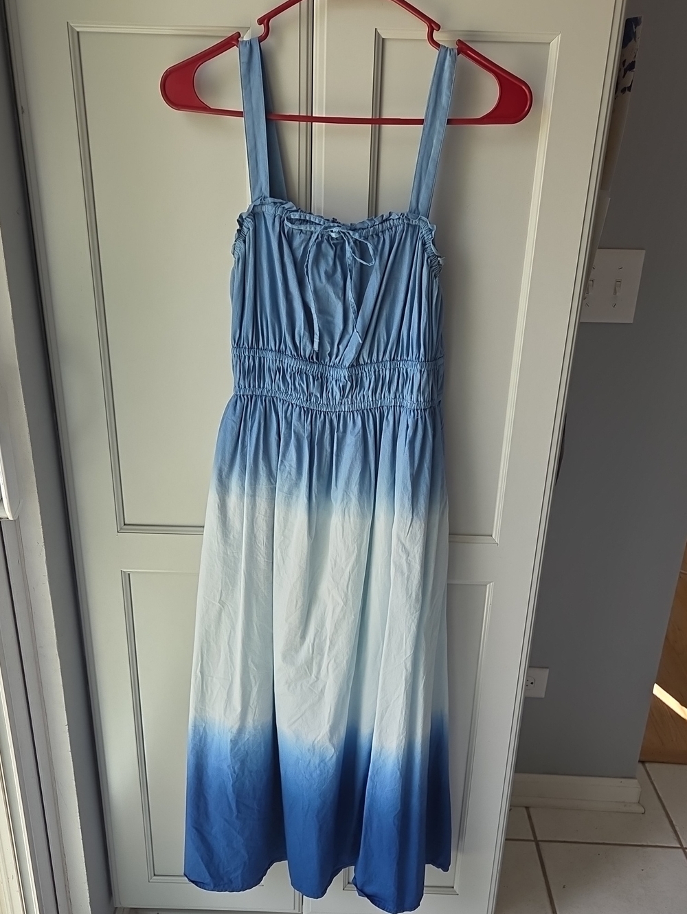 Blue Ombre One-Piece Dress